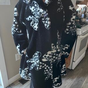 Vintage & unique faux fur swing coat